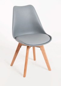 Pack 6 Cadeiras Synk Basic - Cinza claro