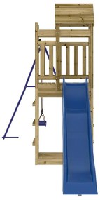 Conjunto de brincar para exterior madeira de pinho impregnada