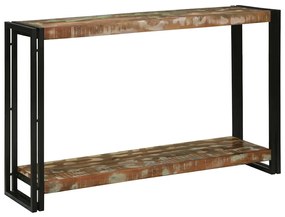 vidaXL Aparador Multicolor 120 x 33 x 75 cm Madeira recuperada maciça