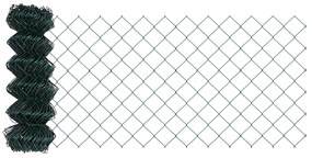 Cerca de Arame com 13 Postes de Estaca 0.6x25 m Aço Galvanizado