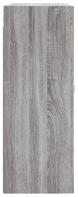 Armário de parede 69,5x34x90 cm deriv. madeira cinzento sonoma