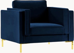 Poltrona em veludo Luis