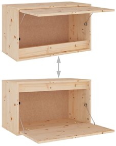 Conjunto de armário de TV 5 pcs madeira de pinho maciça