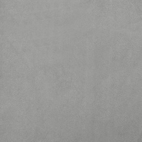Sofá infantil 90x53x30 cm veludo cinzento-claro
