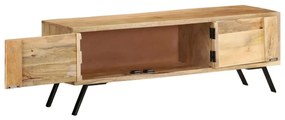 Móvel de TV 110x30x40 cm madeira de mangueira maciça