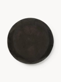 Pratos de jantar artesanais Nordic Coal, conjunto de 4
