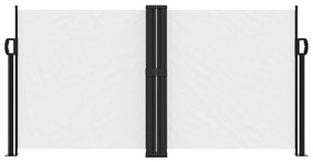 Toldo lateral retrátil 120x600 cm branco
