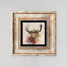Quadro Decorativo emoldurado TC4750664 – Multicolor – 20 x 20 cm