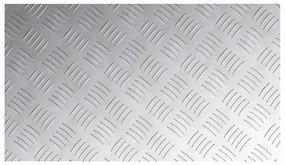 Placas de Alumínio com Superfície Riscada vidaXL 4 pcs Antiderrapante