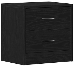 Mesas de cabeceira 2 pcs 40x30x40 cm carvalho preto