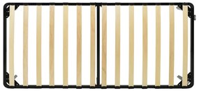 Estrutura de cama 90x200 cm metal preto