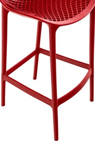 Banco de bar Air (1 UNIDADE) 45 x 105 x 53 cm Vermelho