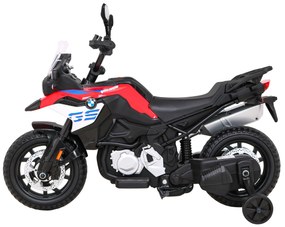 Mota elétrica para Crianças 12V BMW F850 GS Rodas Espuma EVA Vermelha