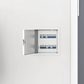 vidaXL Painel de Acesso 2 pcs Branco 63 x 33 x 3 cm Aço