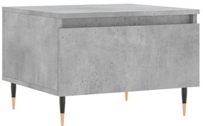 Mesas de centro 2 pcs 50x46x35 cm deriv. madeira cinza-cimento