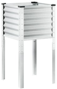 Vaso/floreira 45x45x88 cm aço resistente às intempéries