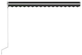 Toldo retrátil automático 450x300 cm antracite