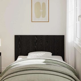 Cabeceira de Cama vidaXL Carvalho Preto 120x1,5x80 cm Madeira Engineer