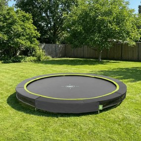 Trampolim desportivo redondo Silhouette ø244 cm - preto