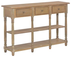 vidaXL Mesa consola 110x30x76 cm derivados de madeira