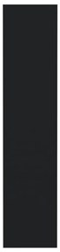 Estante/divisória 80x30x135 cm derivados de madeira preto
