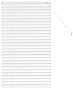 Persiana de Janela com cortinas Outros Manual Branco 80 x 130 cm Alumí