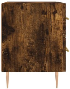 Mesa cabeceira 40x35x47,5 cm derivados madeira carvalho fumado