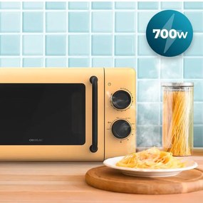 Microondas mecânico com grill de 700W e 20 L Proclean 3110 Yellow 