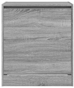 Sapateira 60x42x69 cm derivados de madeira cinzento sonoma