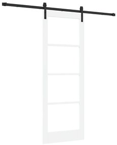Porta Deslizante vidaXL com Conjunto de Ferragens 'ORKDAL'Branca 78x21
