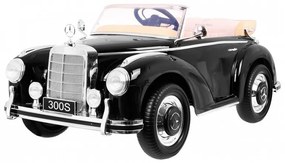 MERCEDES CLÁSSICO 300S CARRO ELÉTRICO INFANTIL 12V PRETO