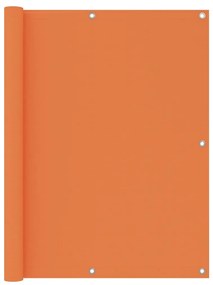 vidaXL Tela de varanda 120x500 cm tecido Oxford laranja