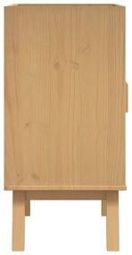Armário de base para pia vidaXL 114x43x73,5 cm Madeira de pinho