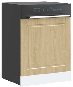 Painel máquina lavar louça Porto carvalho sonoma 60x1,5x67 cm