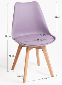 Cadeira Synk Basic - Lavanda