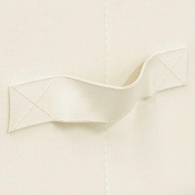 Caixas de arrumação 2 pcs 50x30x25 cm tecido creme