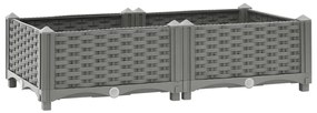 Canteiro elevado 80x40x23 cm polipropileno