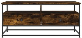 Mesa de centro 100x51x45 cm derivados madeira carvalho fumado