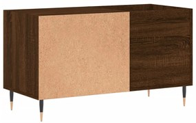 Armário p/ discos 85x38x48 cm deriv. madeira carvalho castanho