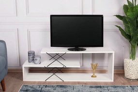 Móvel de TV Zigzag – Branco – 120 cm x 40 cm x 30 cm