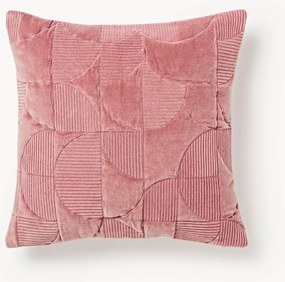 Capa de almofada bordada com padrão geométrico Verina