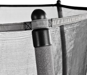 Trampolim Tiggy Junior com rede de segurança ø140 cm - preto/cinza