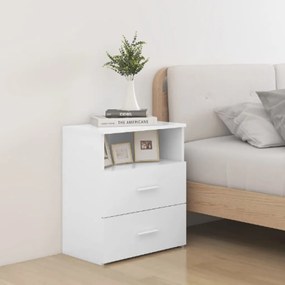 Mesas de cabeceira 2 pcs 50x32x60 cm branco