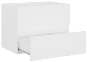 Armário de Parede para Lavatório de 60 cm - Branco - Design Moderno