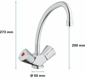 Torneira de comando duplo Grohe 31072000