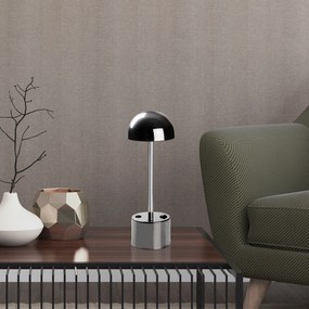 Candeeiro de Mesa Sept – Cromado – Diâmetro 10 cm Altura 29 cm