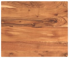 vidaXL Tampo de mesa retangular 60x50x3,8 cm madeira de acácia maciça