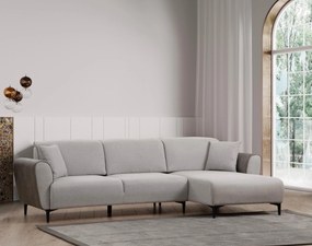 Sofá-Cama de Canto Aren – Cinzento – 150 x 260 cm