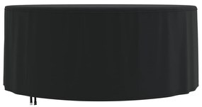 Capas p/ mobília de jardim 2 pcs Ø 182x71 cm tecido oxford 420D