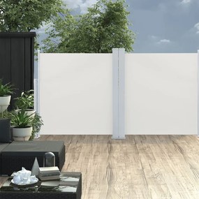 Toldo lateral retrátil 100x600 cm creme